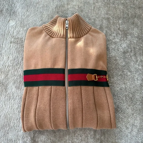 Gucci zip up sweater for men size S - Picture 2 of 5